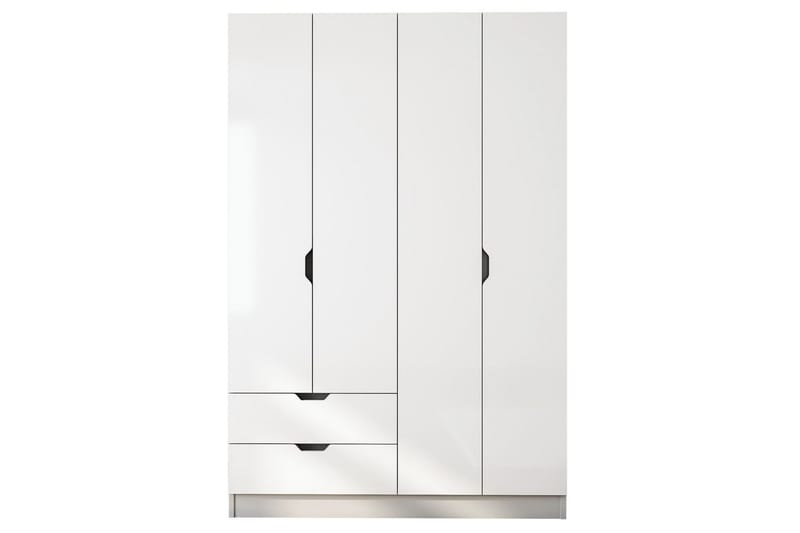 Omrin Garderobe 120x180 cm - Mat Hvid - Opbevaring - Tøjopbevaring - Garderobeskabe