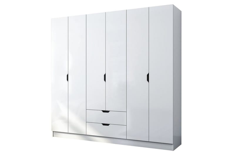 Omrin Garderobe 180x180 cm - Mat Hvid - Opbevaring - Tøjopbevaring - Garderobeskabe