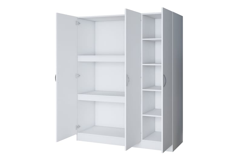 Ostin Garderobe 55x145 cm - Hvid - Garderobeskabe - Garderobeskab & klædeskab