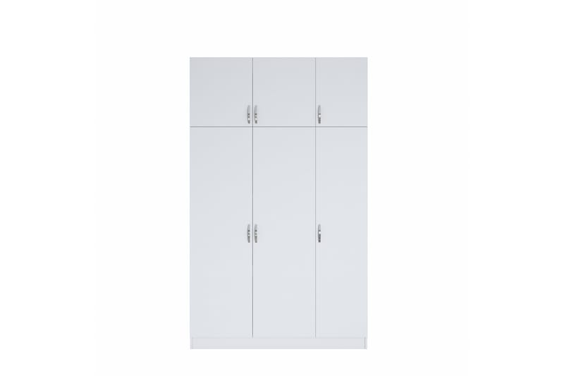 Ostin Garderobe 6 Skab 55x145 cm - Hvid - Opbevaring - Tøjopbevaring - Garderobeskabe