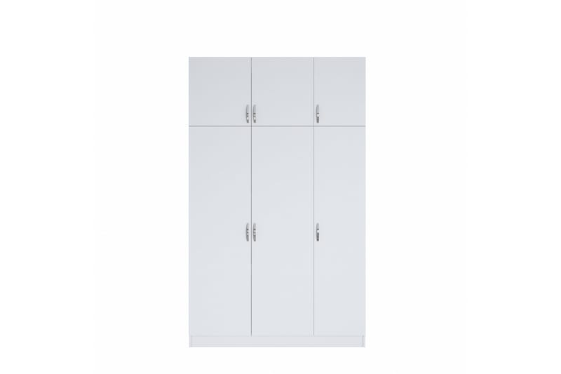 Ostin Garderobe 6 Skab 55x145 cm - Hvid - Opbevaring - Tøjopbevaring - Garderobeskabe