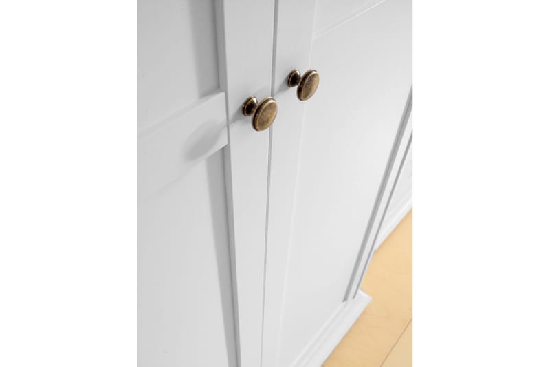 Paris Garderobe 96 cm 2 Låger - Hvid - Opbevaring - Tøjopbevaring - Garderobeskabe