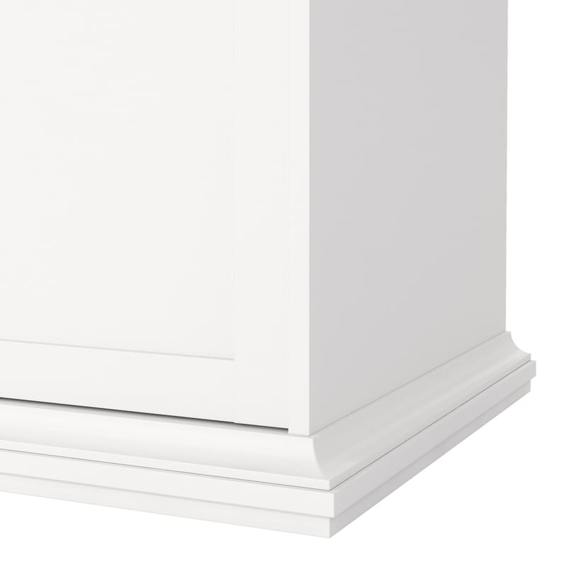 Paris Garderobeskab med 4 døre og 2 skuffer 181x61x201 cm - Opbevaring - Tøjopbevaring - Garderobeskabe - Garderobeskab & klædeskab