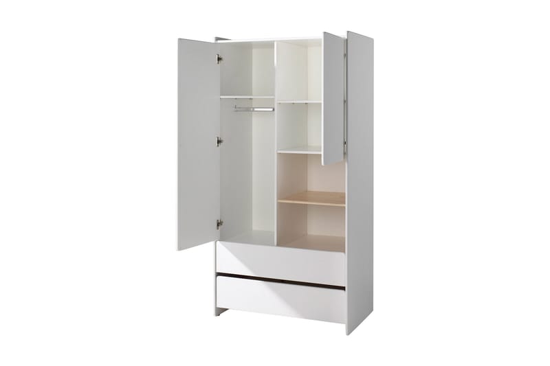 Penniman Garderobe 2 Døre - Opbevaring - Tøjopbevaring - Garderobeskabe