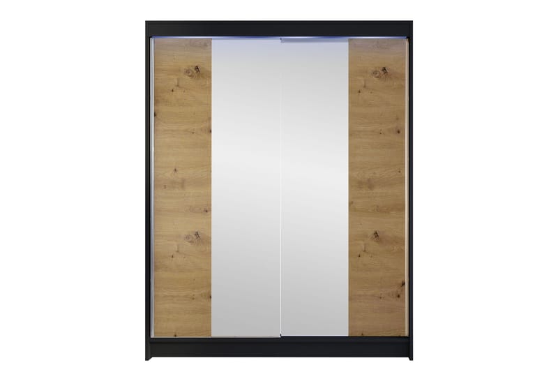 Pickering Garderobe Med Spejl 150x200 cm, Brun