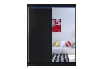 Pickering Garderobe med Spejl 150x200 cm LED-belysning