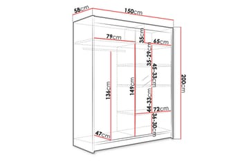 Pickering Garderobe - Opbevaring - Tøjopbevaring - Garderobeskabe