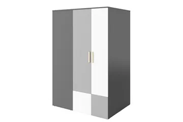 Pok garderobe 130x93x193 cm - Opbevaring - Tøjopbevaring - Garderobeskabe