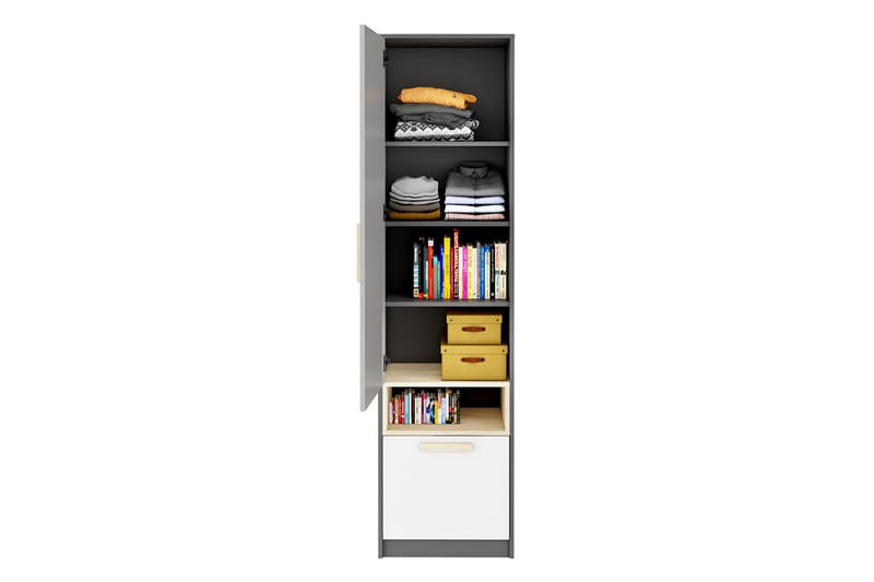 Pok garderobe 50x40x193 cm - Opbevaring - Tøjopbevaring - Garderobeskabe