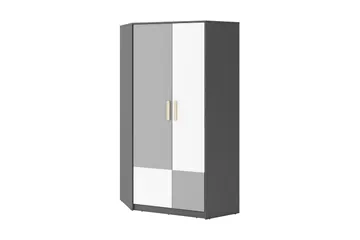 Pok garderobe 95x95x193 cm - Opbevaring - Tøjopbevaring - Garderobeskabe - Hjørnegarderobe