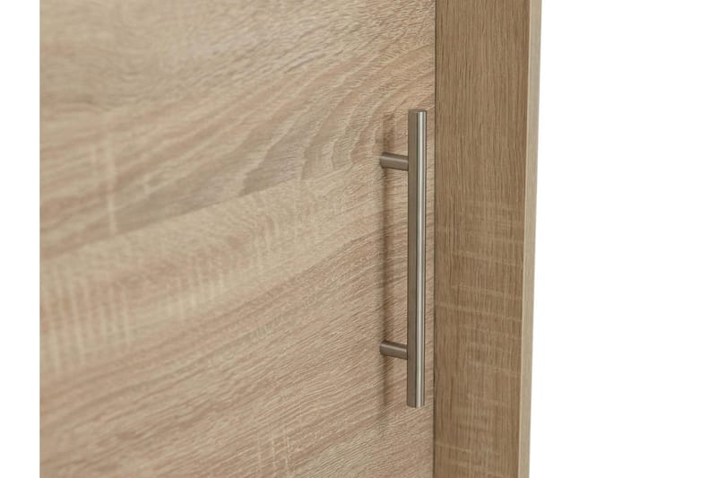 Prag Garderobeskab 180x215 cm i Træ - Sort - Opbevaring - Tøjopbevaring - Garderobeskabe