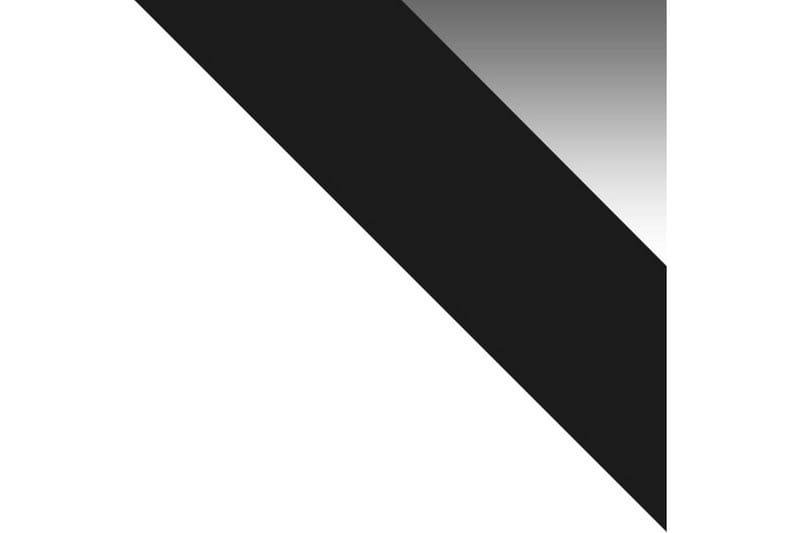 Presto Garderobe 58x150 cm LED-belysning - Hvid/Sort - Opbevaring - Tøjopbevaring - Garderobeskabe