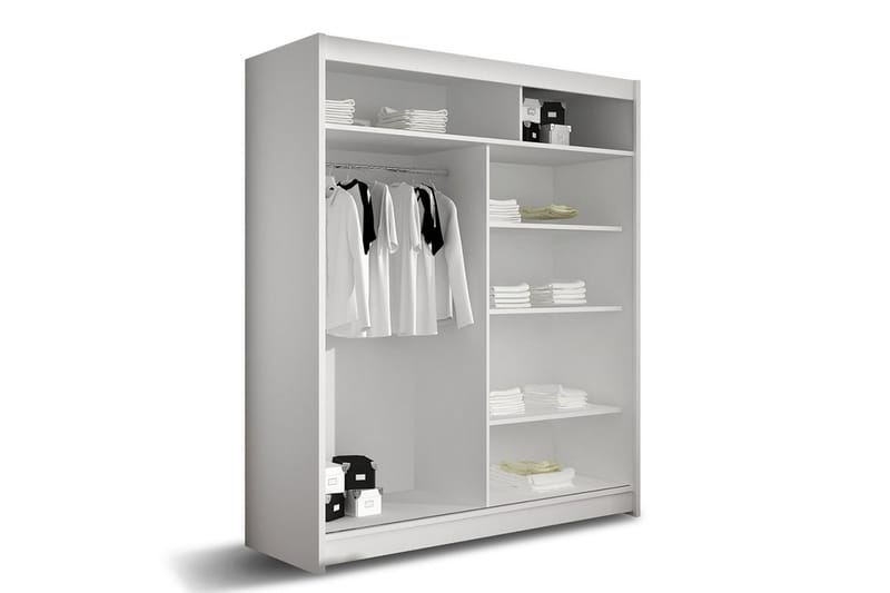 Presto Garderobe 58x150 cm - Sort - Garderobeskabe - Garderobeskab & klædeskab