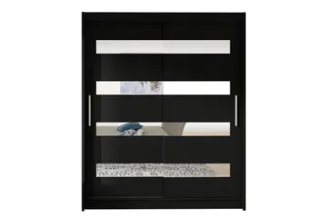 Presto Garderobe 58x150 cm - Sort - Opbevaring - Tøjopbevaring - Garderobeskabe