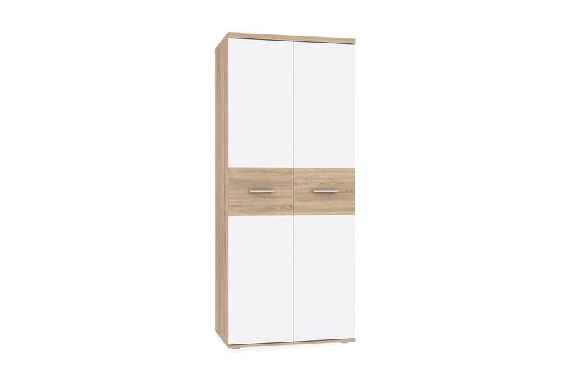 Priesmeyer garderobe 80x189 cm - Brun / hvid - Garderobeskabe - Garderobeskab & klædeskab