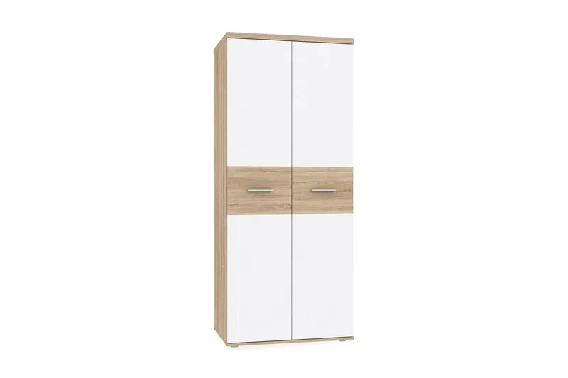 Priesmeyer garderobe 80x189 cm, Brun / hvid