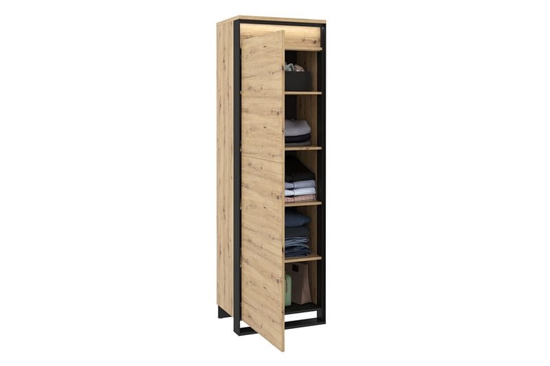 Quant Garderobe 41x60 cm - Eg/Sort - Opbevaring - Tøjopbevaring - Garderobeskabe