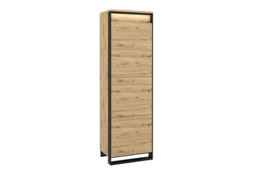 Quant Garderobe med Opbevaring 41 cm i Malet Træ - Sort|Brun - Opbevaring - Tøjopbevaring - Garderobeskabe