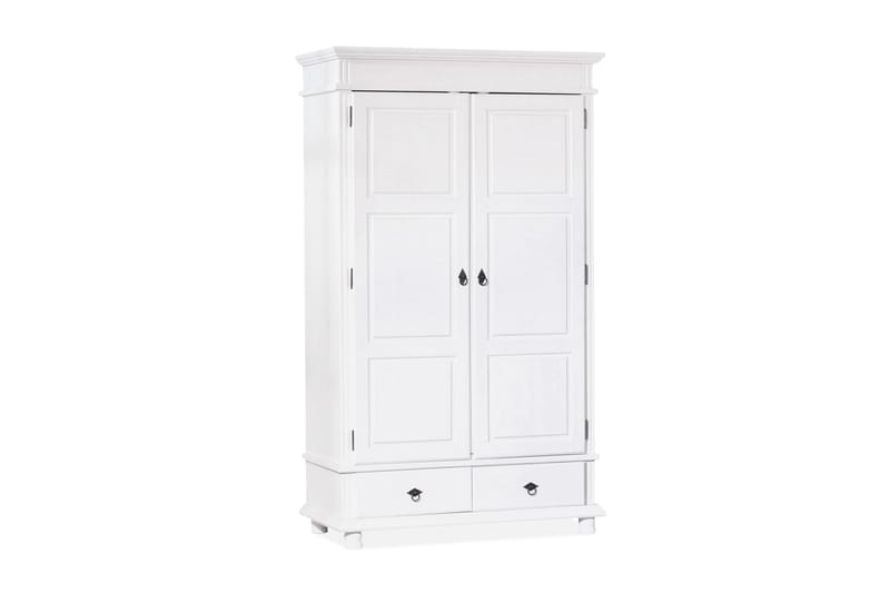 Regina Garderobe 116 cm - Hvid - Garderobeskabe - Garderobeskab & klædeskab