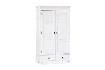 Regina Garderobe 116 cm - Hvid - Opbevaring - Tøjopbevaring - Garderobeskabe