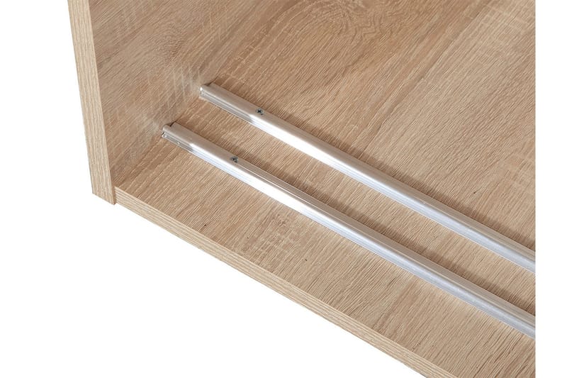 Rejasia Garderobe med Spejl 120 cm - Hvid - Opbevaring - Tøjopbevaring - Garderobeskabe