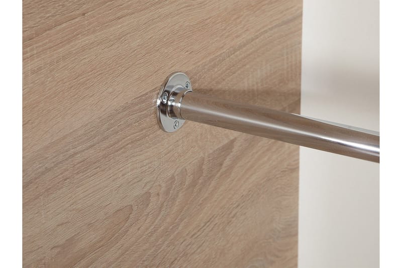 Rejasia Garderobe med Spejl 120 cm - Hvid - Opbevaring - Tøjopbevaring - Garderobeskabe