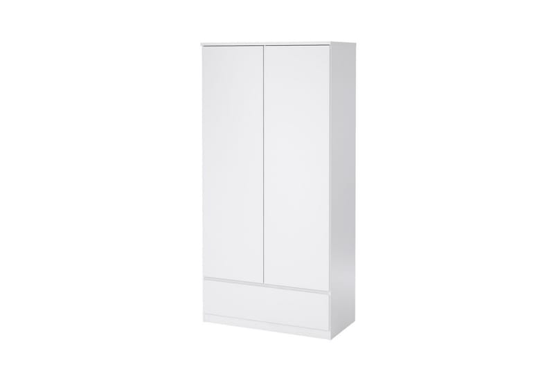 Salomns Garderobe 99x201 cm - Hvid - Opbevaring - Tøjopbevaring - Garderobeskabe