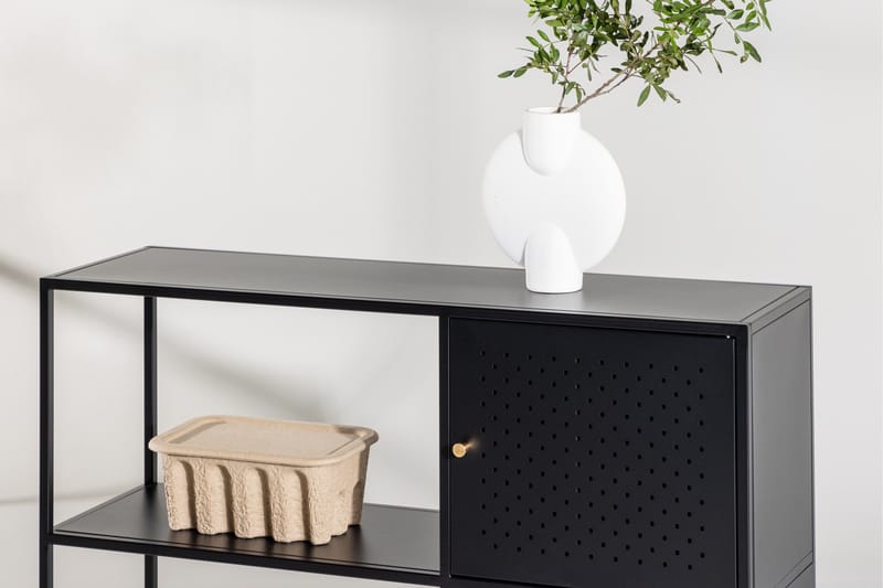 Salta Garderobe 100x75 cm - Sort - Opbevaring - Opbevaringsmøbler - Skænke & sideboards
