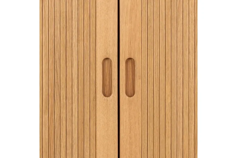 Samay Garderobe 100x200 cm - Natur - Opbevaring - Tøjopbevaring - Garderobeskabe