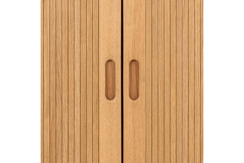 Samay Garderobe 100x200 cm - Natur - Opbevaring - Tøjopbevaring - Garderobeskabe