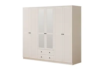 Savon Garderobesskåp 210x210 cm - Mat Hvid - Opbevaring - Tøjopbevaring - Garderobeskabe - Garderobeskab & klædeskab