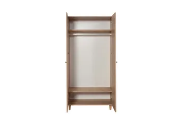 Selalesi Garderobe 90x192 cm - Natur - Opbevaring - Tøjopbevaring - Garderobeskabe - Garderobeskab & klædeskab