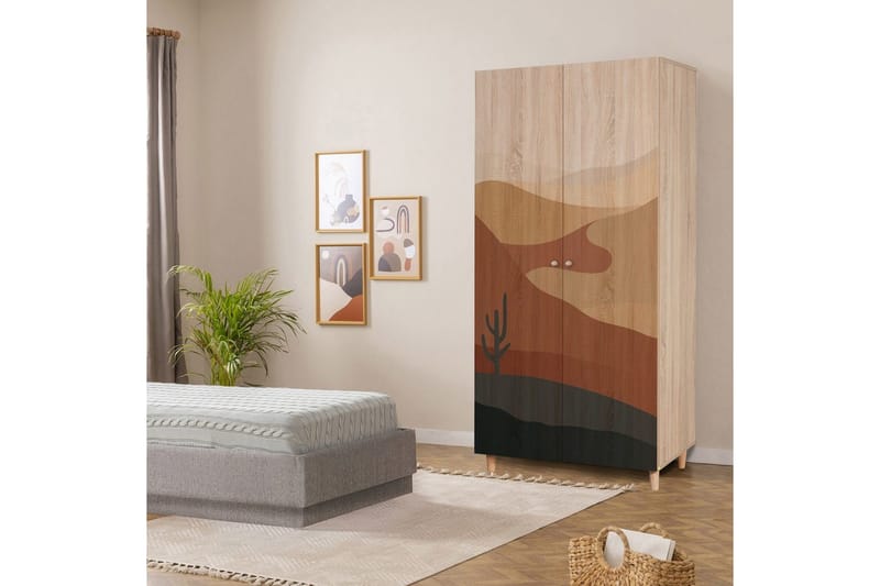 Selalesi Garderobesskåp 90x192 cm - Opbevaring - Tøjopbevaring - Garderobeskabe - Garderobeskab & klædeskab