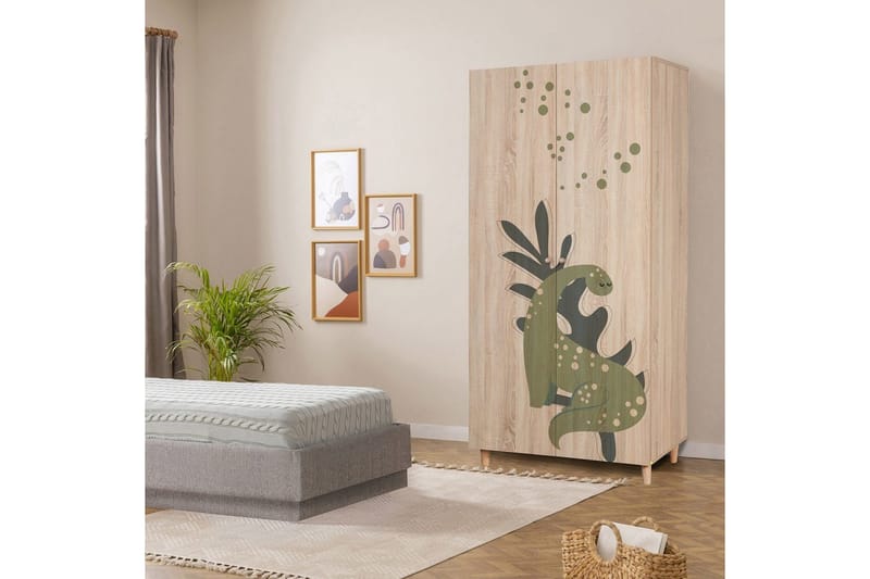 Selalesi Garderobesskåp 90x192 cm - Opbevaring - Tøjopbevaring - Garderobeskabe - Garderobeskab & klædeskab