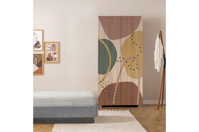 Selalesi Garderobesskåp 90x192 cm - Opbevaring - Tøjopbevaring - Garderobeskabe - Garderobeskab & klædeskab