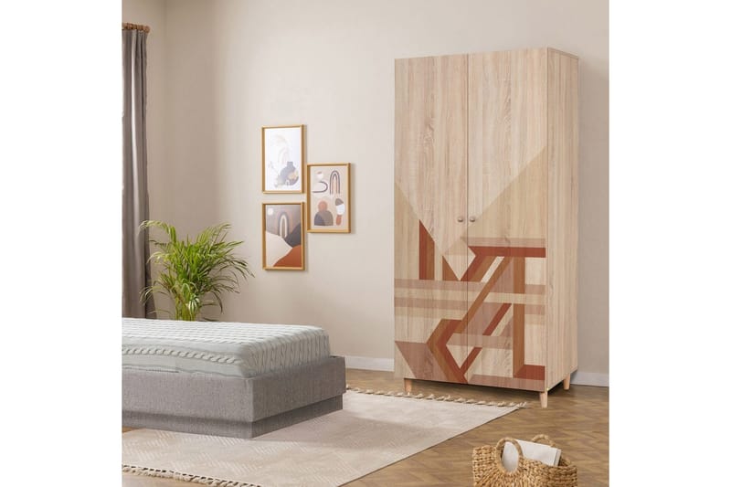 Selalesi Garderobesskåp 90x192 cm - Opbevaring - Tøjopbevaring - Garderobeskabe - Garderobeskab & klædeskab