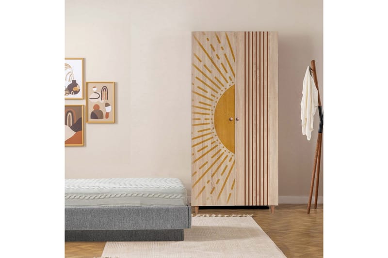 Selalesi Garderobesskåp 90x192 cm - Opbevaring - Tøjopbevaring - Garderobeskabe - Garderobeskab & klædeskab