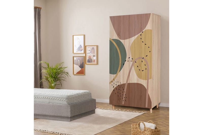 Selalesi Garderobesskåp 90x192 cm - Opbevaring - Tøjopbevaring - Garderobeskabe - Garderobeskab & klædeskab