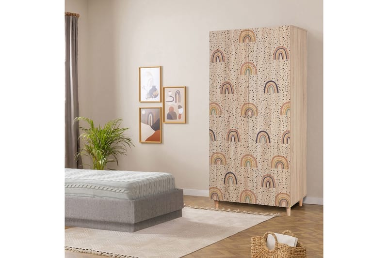 Selalesi Garderobesskåp 90x192 cm - Opbevaring - Tøjopbevaring - Garderobeskabe - Garderobeskab & klædeskab