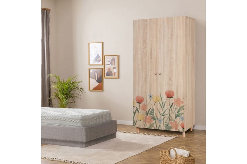 Selalesi Garderobesskåp 90x192 cm - Opbevaring - Tøjopbevaring - Garderobeskabe - Garderobeskab & klædeskab