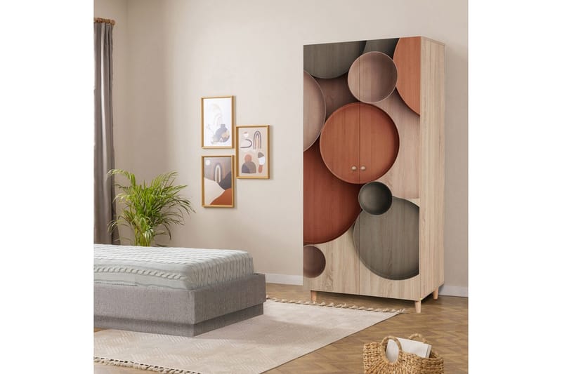 Selalesi Garderobesskåp 90x192 cm - Opbevaring - Tøjopbevaring - Garderobeskabe - Garderobeskab & klædeskab