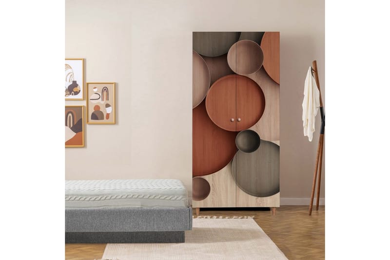 Selalesi Garderobesskåp 90x192 cm - Opbevaring - Tøjopbevaring - Garderobeskabe - Garderobeskab & klædeskab