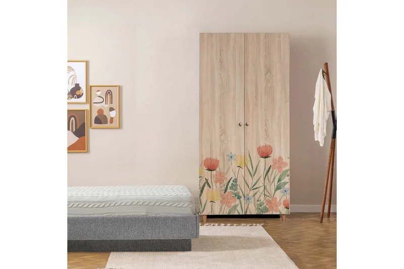 Selalesi Garderobesskåp 90x192 cm - Opbevaring - Tøjopbevaring - Garderobeskabe - Garderobeskab & klædeskab