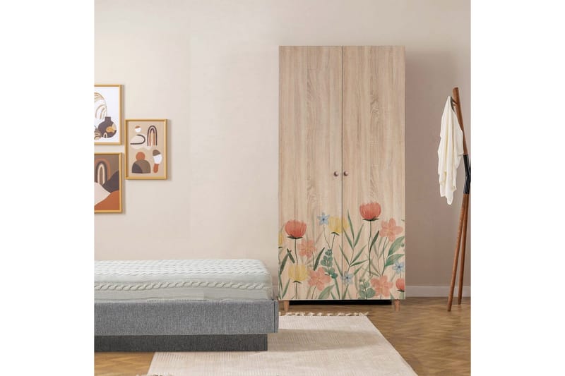 Selalesi Garderobesskåp 90x192 cm - Opbevaring - Tøjopbevaring - Garderobeskabe - Garderobeskab & klædeskab