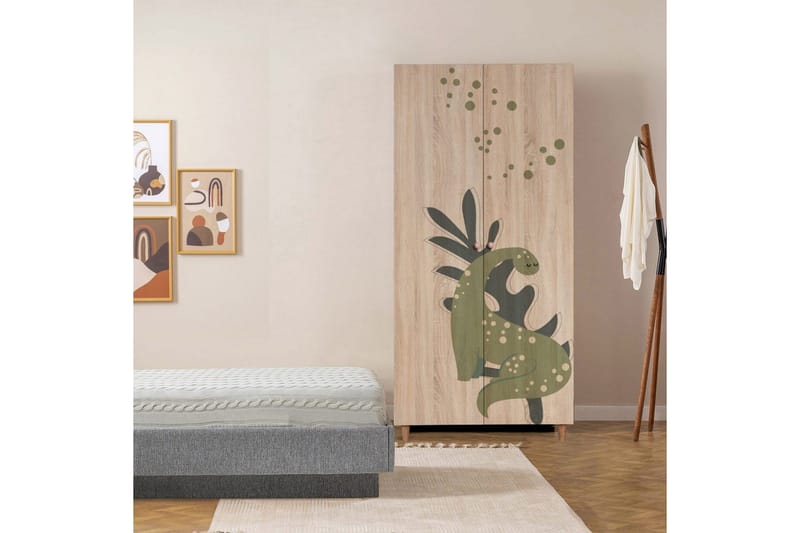 Selalesi Garderobesskåp 90x192 cm - Opbevaring - Tøjopbevaring - Garderobeskabe - Garderobeskab & klædeskab