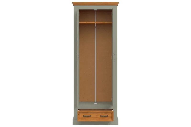 Selma Garderobe 70x185 cm - Grøn - Opbevaring - Tøjopbevaring - Garderobeskabe