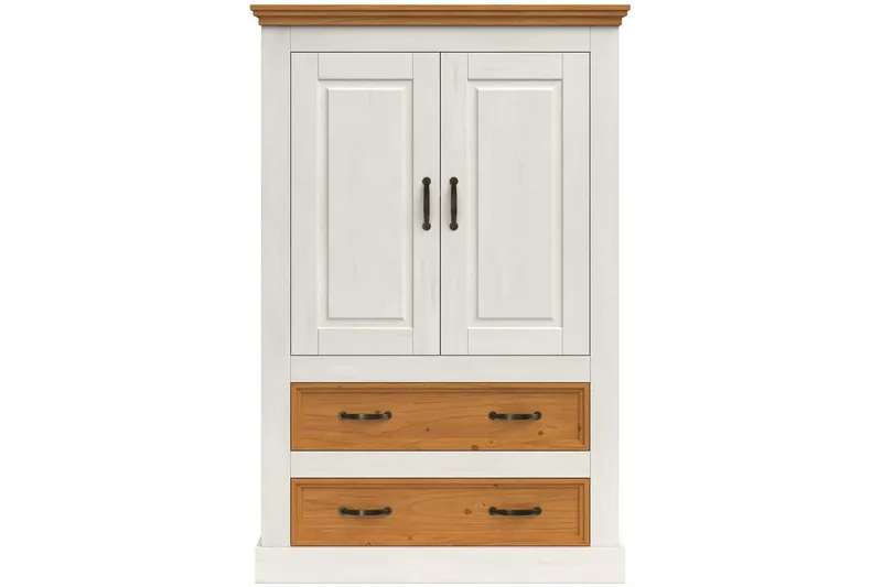 Selma Garderobe 86x131 cm - Hvid - Opbevaring - Tøjopbevaring - Garderobeskabe