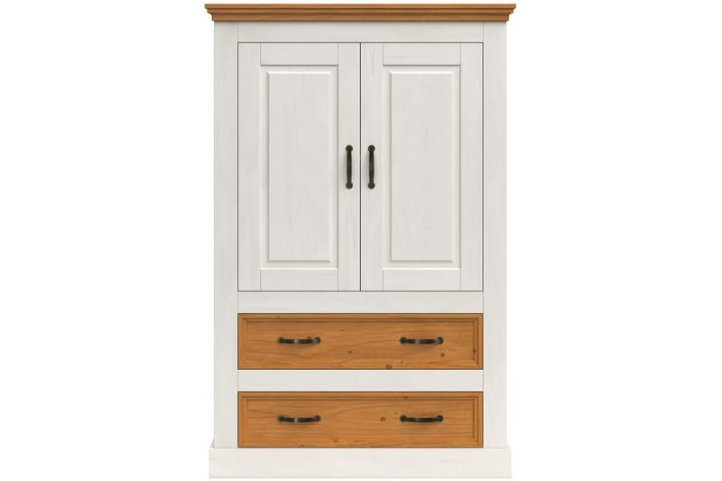 Selma Garderobe 86x131 cm - Hvid - Opbevaring - Tøjopbevaring - Garderobeskabe