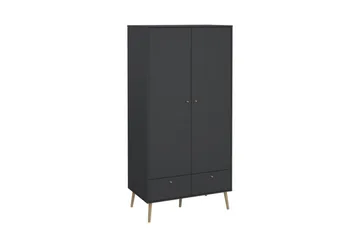 Shinta Garderobskab 99x200 cm - Grå - Opbevaring - Skoopbevaring