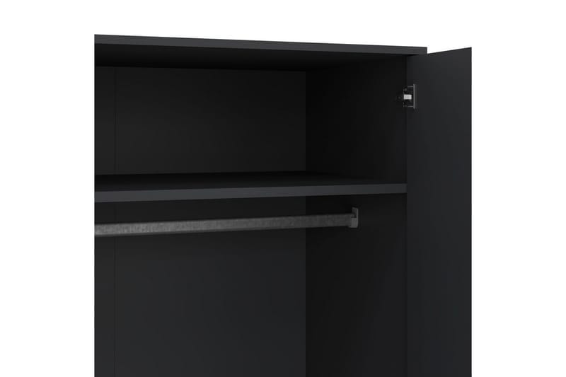 Shinta Garderobskab 99x200 cm - Grå - Opbevaring - Tøjopbevaring - Garderobeskabe - Garderobeskab & klædeskab
